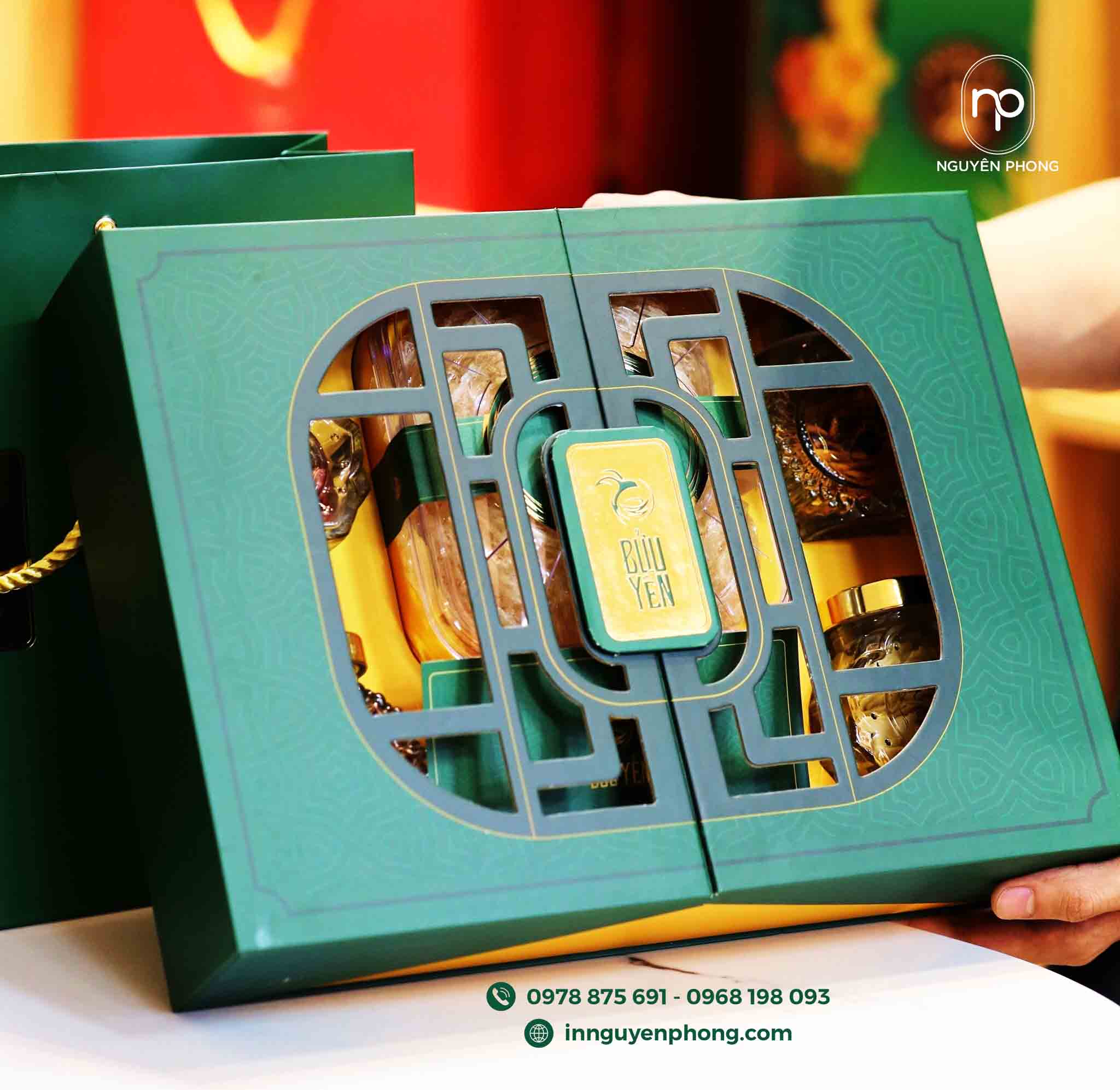 Lựa chọn chất liệu in hộp yến